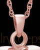 Purity Heart Cremation Jewelry 14K Rose Gold