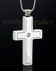 Stainless Steel Jewelry Urn Truthful Cross