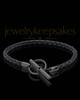 Black Plated over Stainless Forever Bracelet Keepsake Jewelry