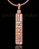 Ashes Jewelry Stainless Rose Gold Miracle Cylinder