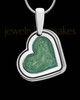 Evergreen Cove Side Heart Silver Ash Jewelry