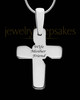 Mauldin Cross Silver Ash Jewelry