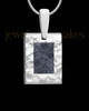 Solid 14K White Gold Euphoric Ash Jewelry