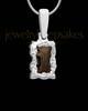 Solid 14K White Gold Foxtail Ash Jewelry