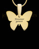 Solid 14K Gold Willowbrook Butterfly Ash Jewelry