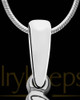 Solid 14K White Gold Dainty Dolphin with Berry Ash Jewelry