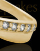 Solid 14K Gold Ladies Botinelli Garnet Pearl Opal Ash Ring