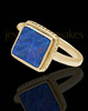 Solid 14K Gold Ladies Calliope Ocean Tide Opal Ash Ring