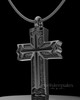 Black Plated Sterling Permanently Sealed Jewelry Elysian Cross