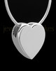 Sterling Silver Natural Heart Permanently Sealed Jewelry