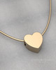 Gold Plated Natural Heart Permanently Sealed Waterproof Jewelry