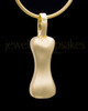 Gold Plated Best Pal Bone Permanently Sealed Jewelry