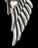 Sterling Silver Flowered Wing Permanently Sealed Cremation Pendant