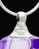 Ash Jewelry Lavender Crescent Glass Locket