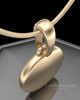 Solid 14K Gold Luna Permanently Sealed Keepsake Jewelry