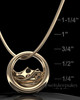 Solid 14k Gold Mountains of Memories Permanently Sealed Jewelry