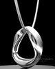 Sterling Silver Gentle Twist Permanently Sealed Keepsake Jewelry