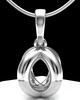 Sterling Silver Harmony Sphere Permanently Sealed Keepsake Jewelry