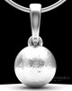 Sterling Silver Spherical Permanently Sealed Keepsake Jewelry