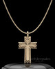 Solid 14k Gold Permanently Sealed Jewelry Elysian Cross