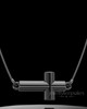 Black Plated Horizontal Cross Permanently Sealed Keepsake Jewelry