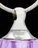 Urn Pendant Lavender Petite Teardrop Glass Locket