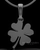 Black Plated My Lucky Clover Permanently Sealed Keepsake Jewelry