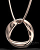 Rose Gold Plated Gentle Twist Permanently Sealed Keepsake Jewelry