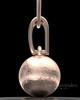 Rose Gold Plated Spherical Permanently Sealed Keepsake Jewelry