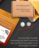 Rose Gold Plated Natural Tear Permanently Sealed Waterproof Jewelry