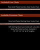Rose Gold Plated Natural Tear Permanently Sealed Waterproof Jewelry