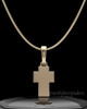 Solid 14K Gold Blessed Permanently Sealed Cross