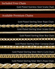 Solid 14K Gold Blessed Permanently Sealed Waterproof Cross