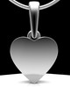 Sterling Silver Wholesome Heart Permanently Sealed Waterproof Keepsake Jewelry