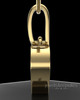 Gold Plated Wholesome Heart Permanently Sealed Waterproof Keepsake Jewelry