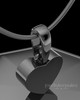 Black Plated Wholesome Heart Permanently Sealed Waterproof Keepsake Jewelry