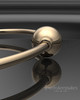 Solid 14K Yellow Gold Permanently Sealed Waterproof Fixed Cape Bracelet
