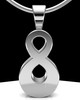 Solid 14K White Gold Perpetual Love Permanently Sealed Jewelry