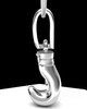 Sterling Silver Boxing Glove Permanently Sealed Waterproof Cremation Pendant