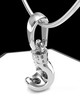 Sterling Silver Boxing Glove Permanently Sealed Waterproof Cremation Pendant