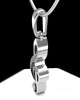 Sterling Silver Musical Note Permanently Sealed Waterproof Cremation Pendant