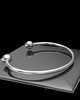 Solid 14k White Gold Split Cape Permanently Sealed Waterproof Cremation Bracelet