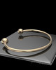 Solid 14k Gold Split Cape Permanently Sealed Waterproof Cremation Bracelet