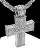 Sterling Silver Inset Cross Permanently Sealed Waterproof Cremation Pendant