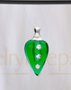 Emerald Joyful Glass Reflection Pendant