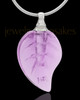 Urn Necklace Lavender Fall Glass Locket