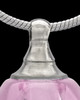 Urn Necklace Pink Spinner Glass Locket