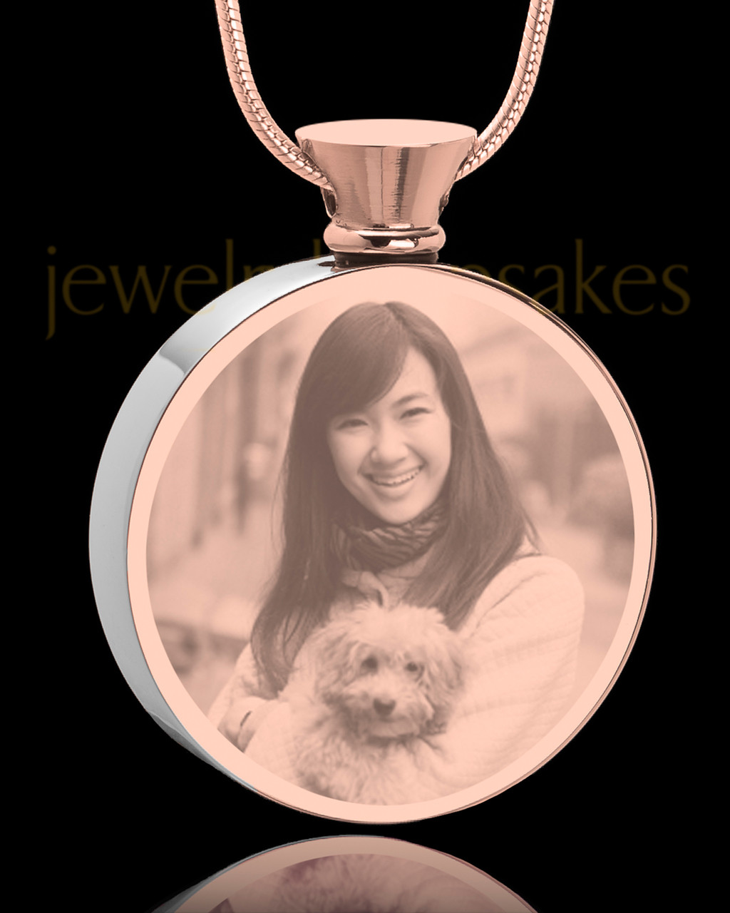 Personalized Pet cremation jewelry, cylinder paw print cremation neckl –  Eternal Keepsake