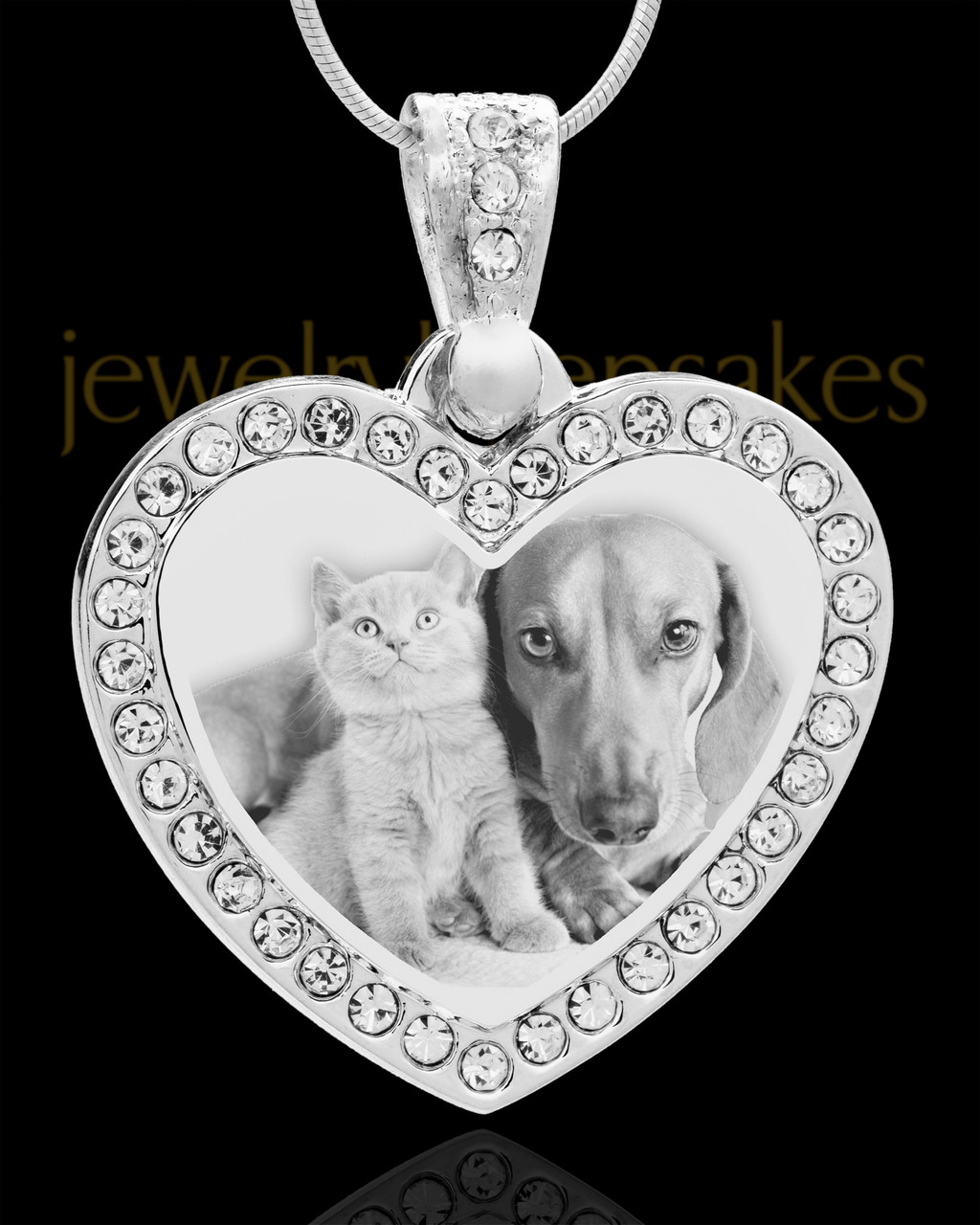 Pet Photo Necklace Silver 2024