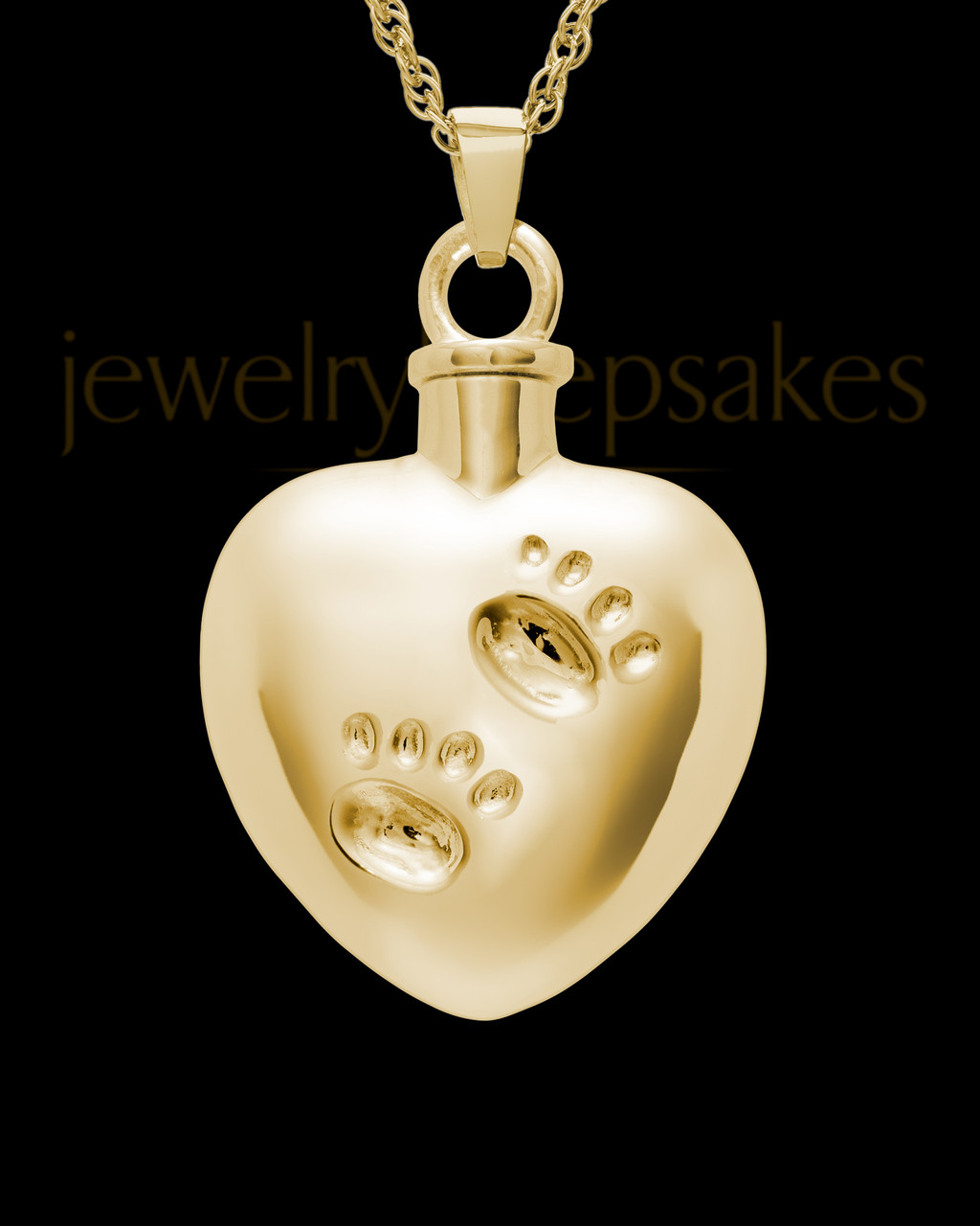 Heart Within A Heart Cremation Pendant (Chain Sold Separately)